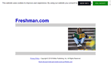 Tablet Screenshot of freshman.com